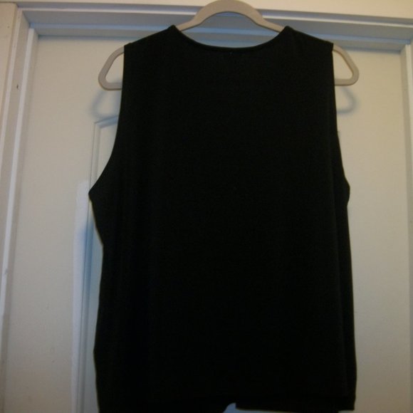 SEXY PINUP AESTHETIC CAMISOLE TOP BLACK W MINT LACE 3 X - Picture 3 of 3